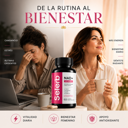 Recupera tu vitalidad, apoya tu bienestar celular y vuelve a sentirte radiante desde el interior.