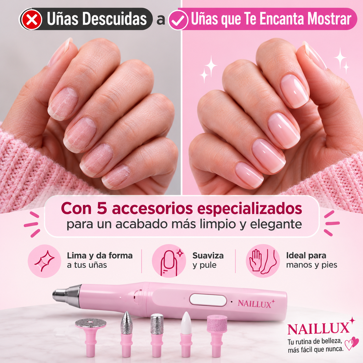 Deja de esconder tus manos y luce uñas impecables.