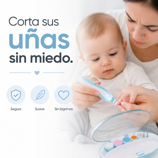 ¿Te da miedo cortarle las uñas a tu bebé? Hazlo de forma segura, suave y sin lágrimas.