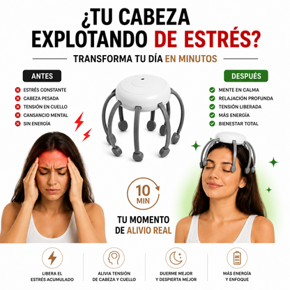 ¿Terminas cada día con la cabeza explotando de estrés, tensión y agotamiento mental?